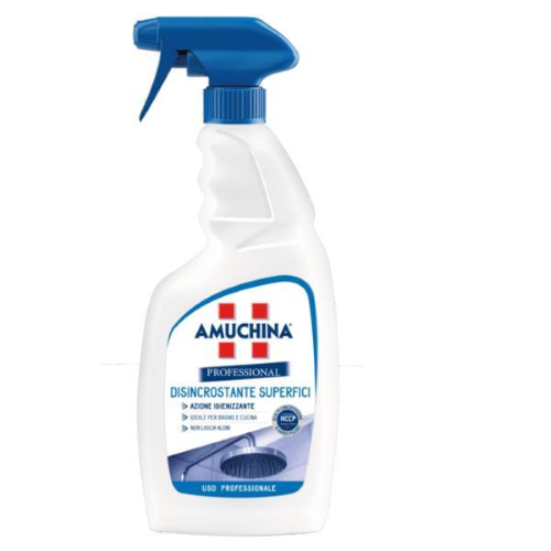 PULIZIA UFFICIO AMUCHINA IGIENIZZANTE BAGNO SPRAY FLACONE DA 750 ML CONF 12 Pz.